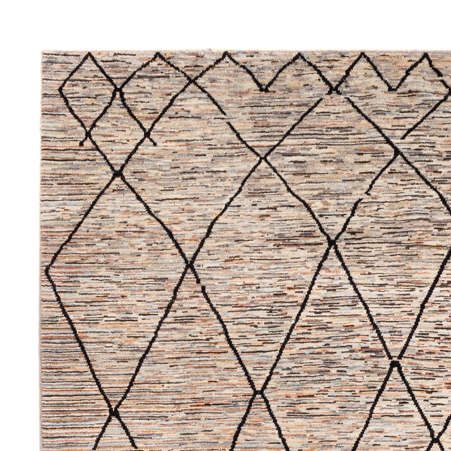Alfombra de diseño - 284 x 218 cm - beige oscuro
