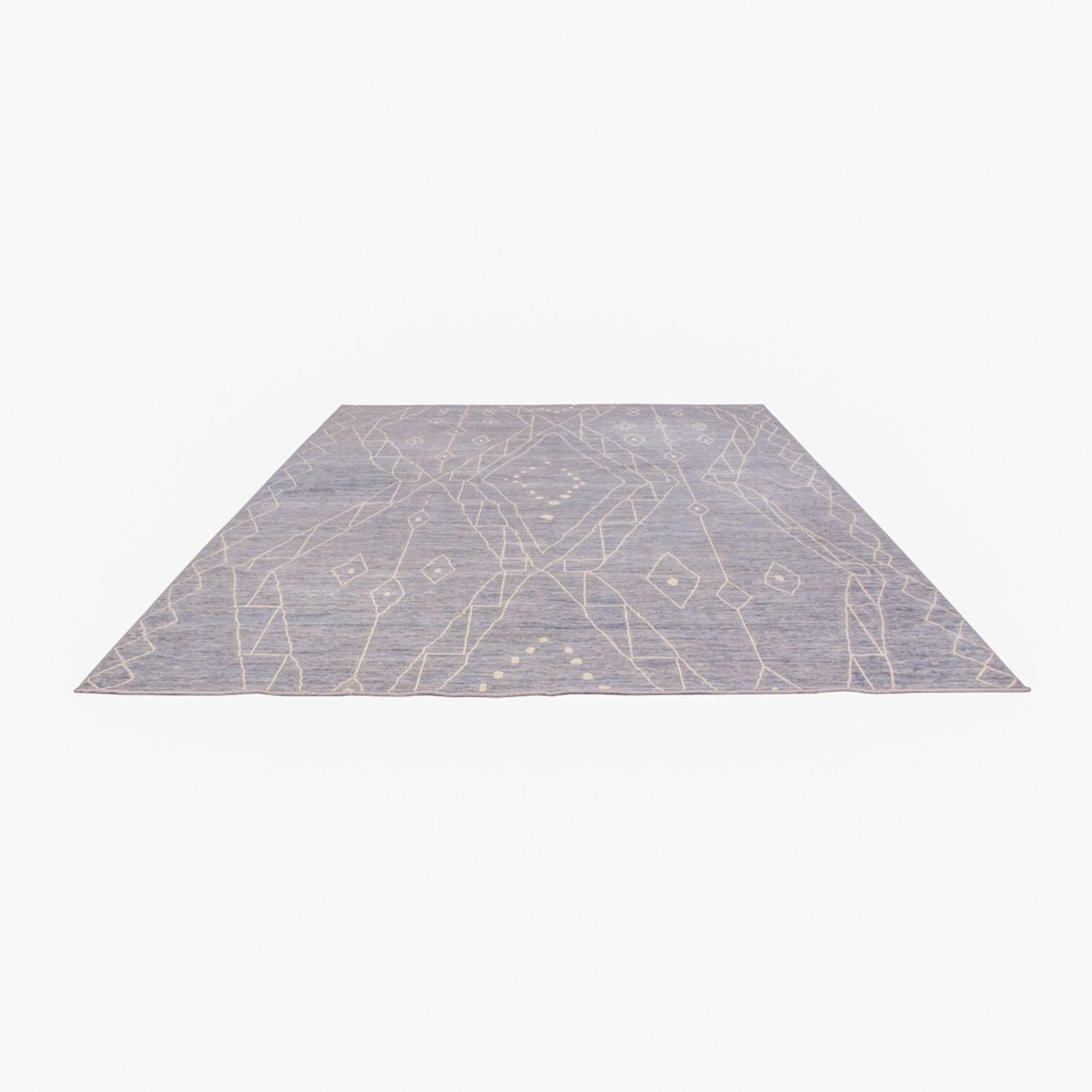 Alfombra de diseño - 410 x 318 cm - gris