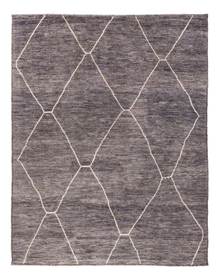 Alfombra bereber - 194 x 158 cm - gris