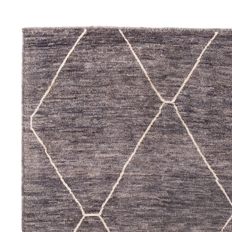 Alfombra bereber - 194 x 158 cm - gris