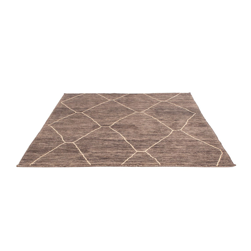Alfombra bereber - 194 x 158 cm - gris