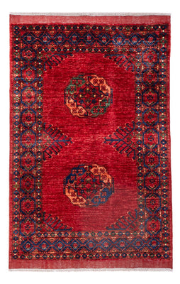 Alfombra afgana - 183 x 122 cm - rojo