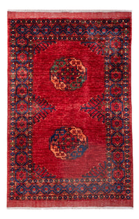 Alfombra afgana - 183 x 122 cm - rojo