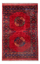 Alfombra afgana - 183 x 122 cm - rojo
