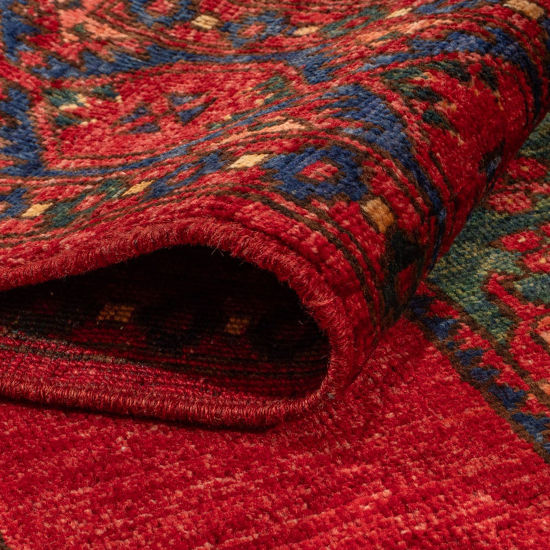 Alfombra afgana - 183 x 122 cm - rojo