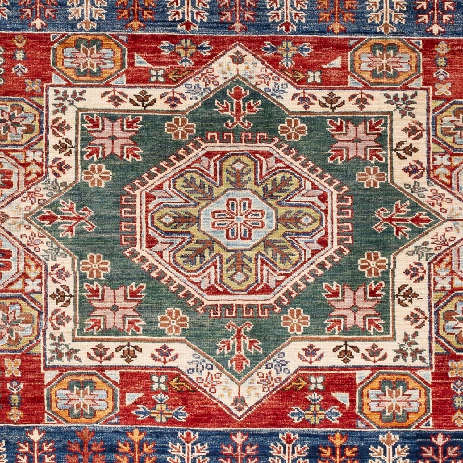 Alfombra Ziegler - Kazak cuadrado  - 181 x 185 cm - multicolor