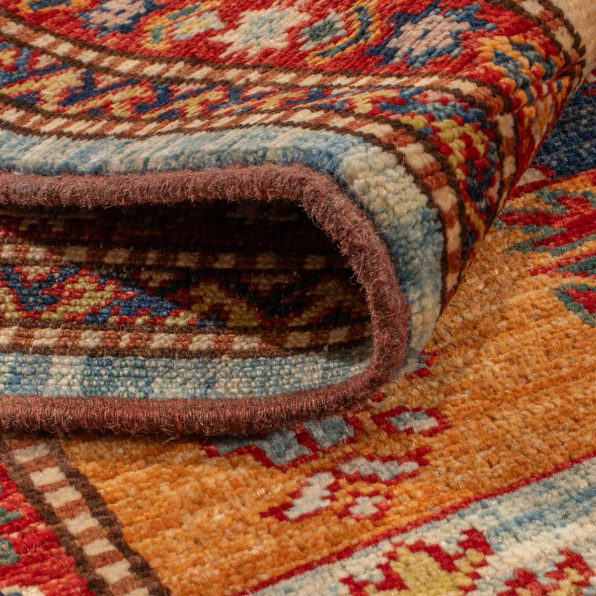 Alfombra Ziegler - Kazak cuadrado  - 181 x 185 cm - multicolor