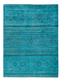 Alfombra Ziegler - Vintage/revestido - 201 x 148 cm - azul
