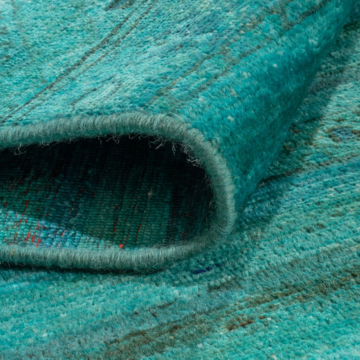 Alfombra Ziegler - Vintage/revestido - 201 x 148 cm - azul