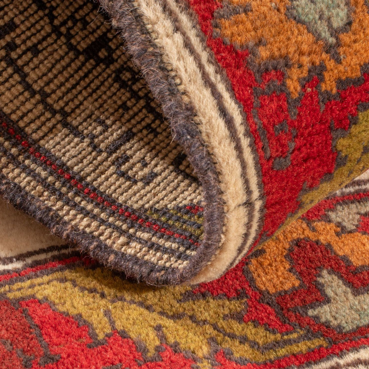 Alfombra afgana - 104 x 71 cm - multicolor