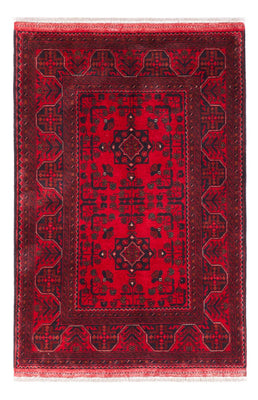 Alfombra afgana - Kunduz - 150 x 98 cm - rojo