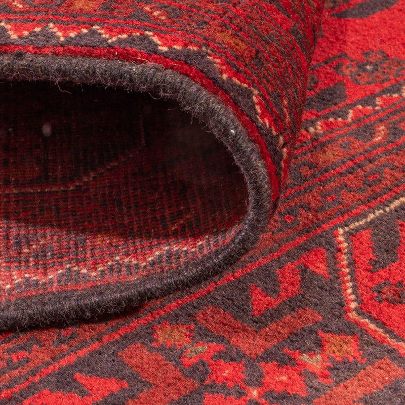 Alfombra afgana - Kunduz - 150 x 98 cm - rojo