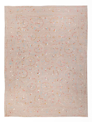 Alfombra Kelim - Oriental - Soumak - 336 x 236 cm - crema