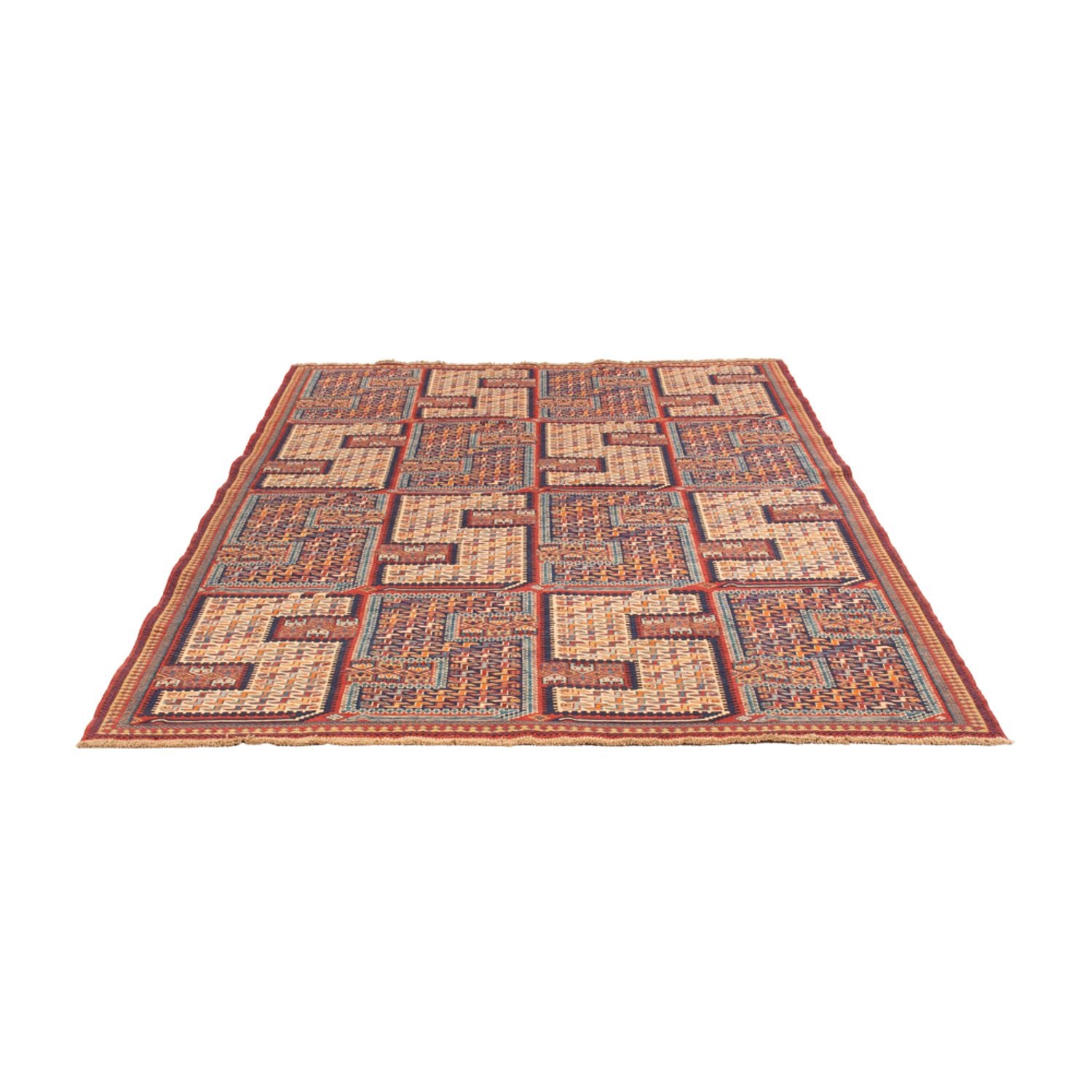 Alfombra Kelim - Oriental - Soumak - 217 x 157 cm - multicolor