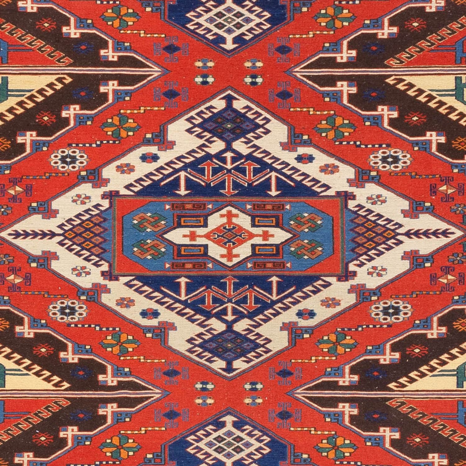 Alfombra Kelim - Oriental - Soumak - 272 x 204 cm - óxido