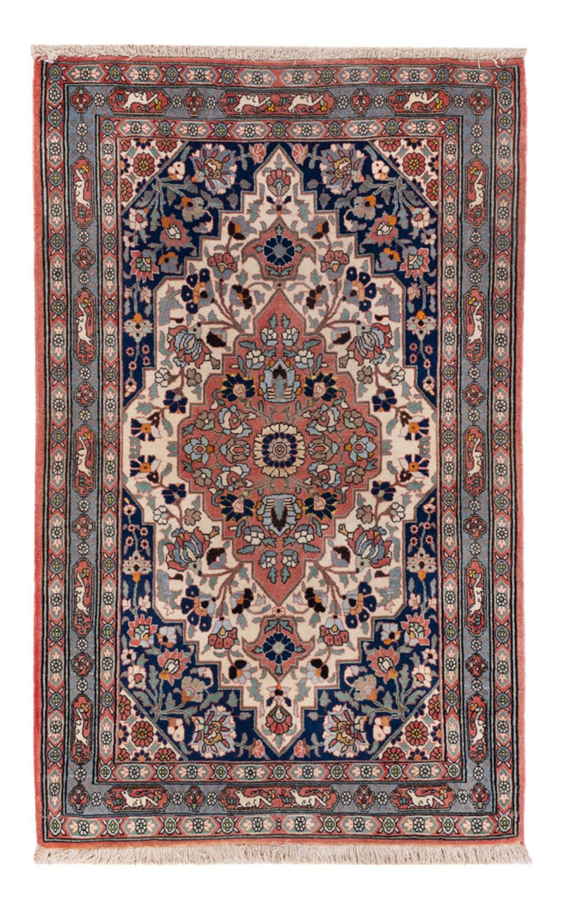Alfombra persa - Nómada - 158 x 106 cm - azul oscuro