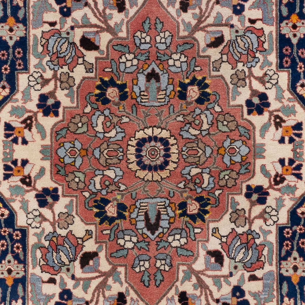 Alfombra persa - Nómada - 158 x 106 cm - azul oscuro