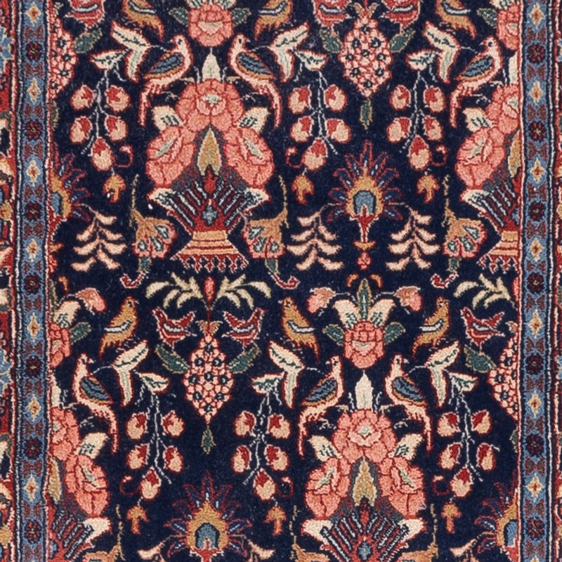 Alfombra de pasillo Alfombra persa - Nómada - 278 x 79 cm - azul oscuro