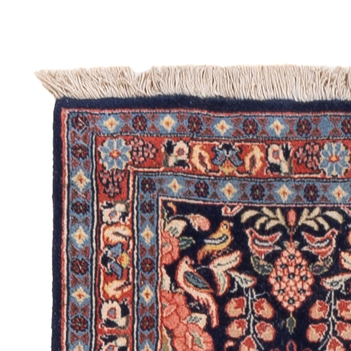 Alfombra de pasillo Alfombra persa - Nómada - 278 x 79 cm - azul oscuro