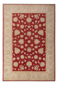Alfombra Ziegler - 299 x 206 cm - rojo oscuro