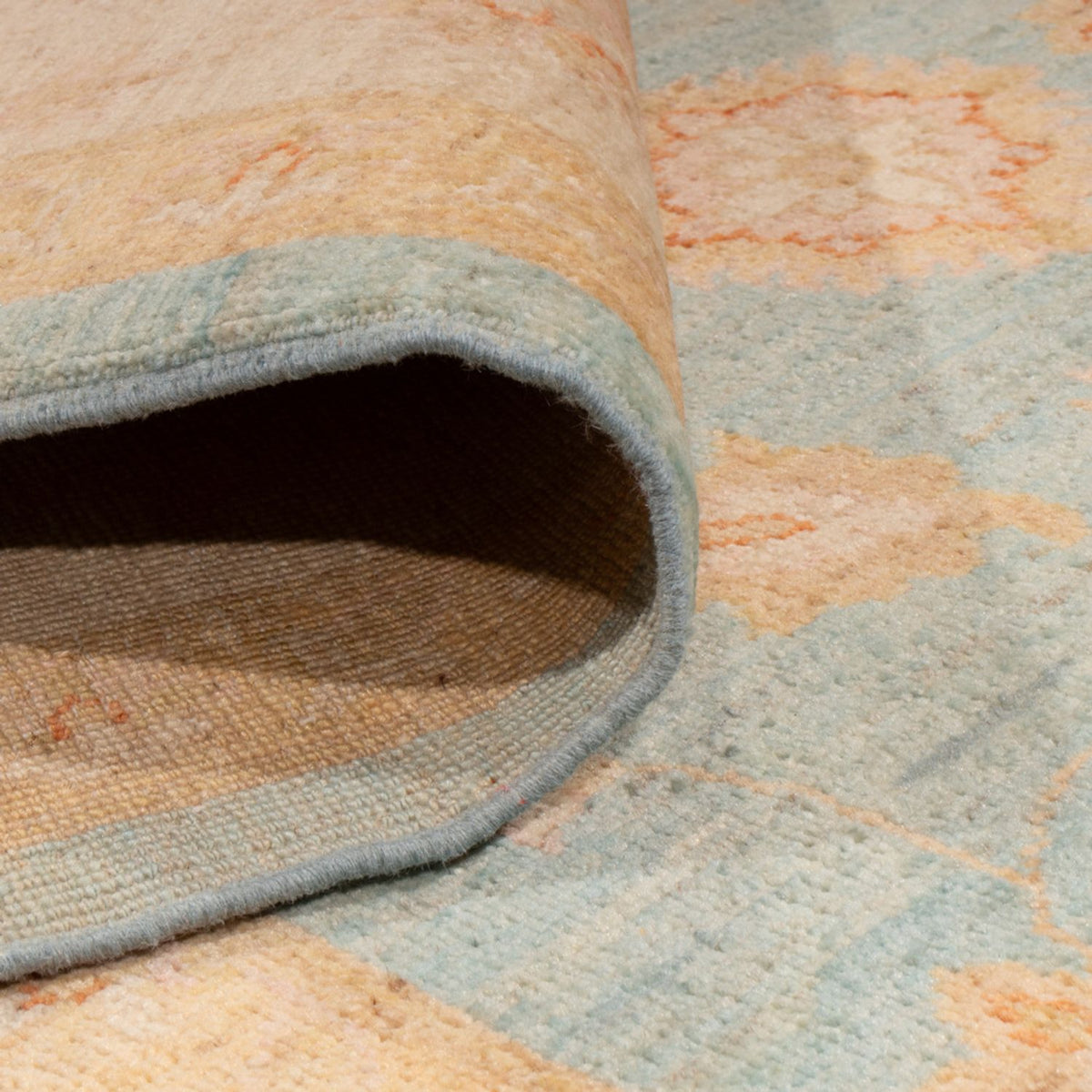 Alfombra Ziegler - 290 x 205 cm - azul claro