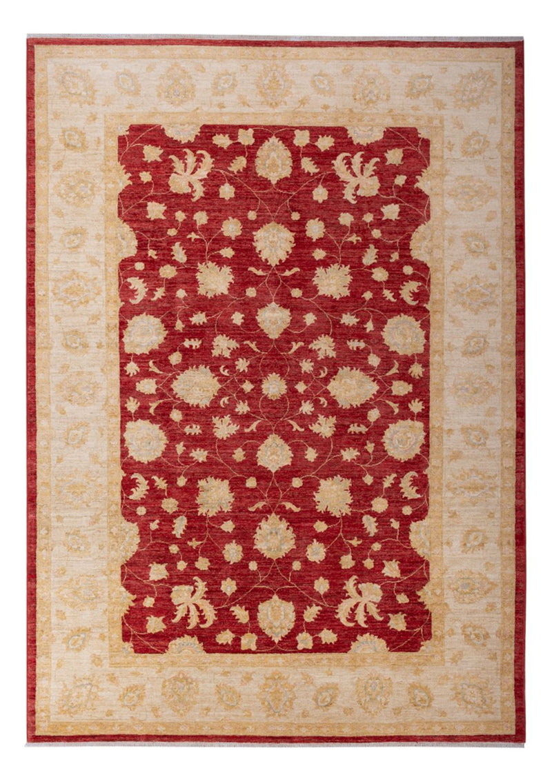 Alfombra Ziegler - 297 x 209 cm - rojo oscuro