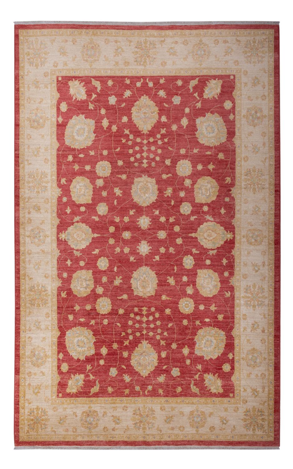 Alfombra Ziegler - 320 x 207 cm - rojo oscuro