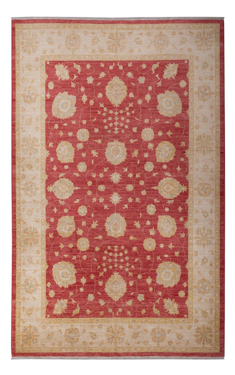 Alfombra Ziegler - 320 x 207 cm - rojo oscuro