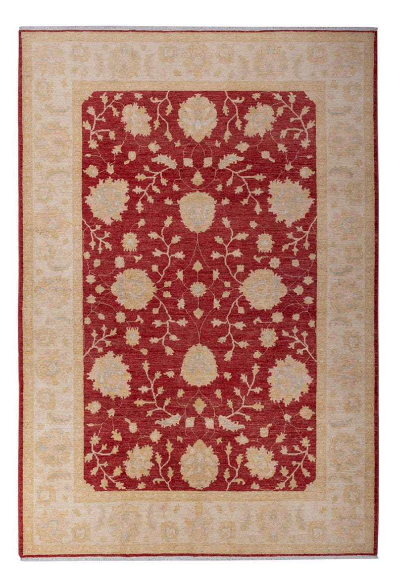 Alfombra Ziegler - 300 x 205 cm - rojo oscuro
