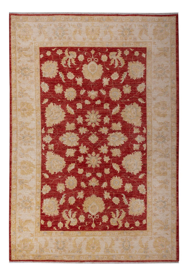 Alfombra Ziegler - 295 x 201 cm - rojo oscuro