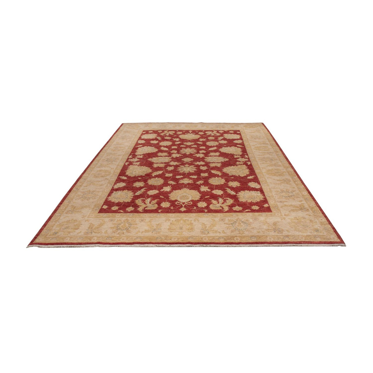 Alfombra Ziegler - 295 x 201 cm - rojo oscuro