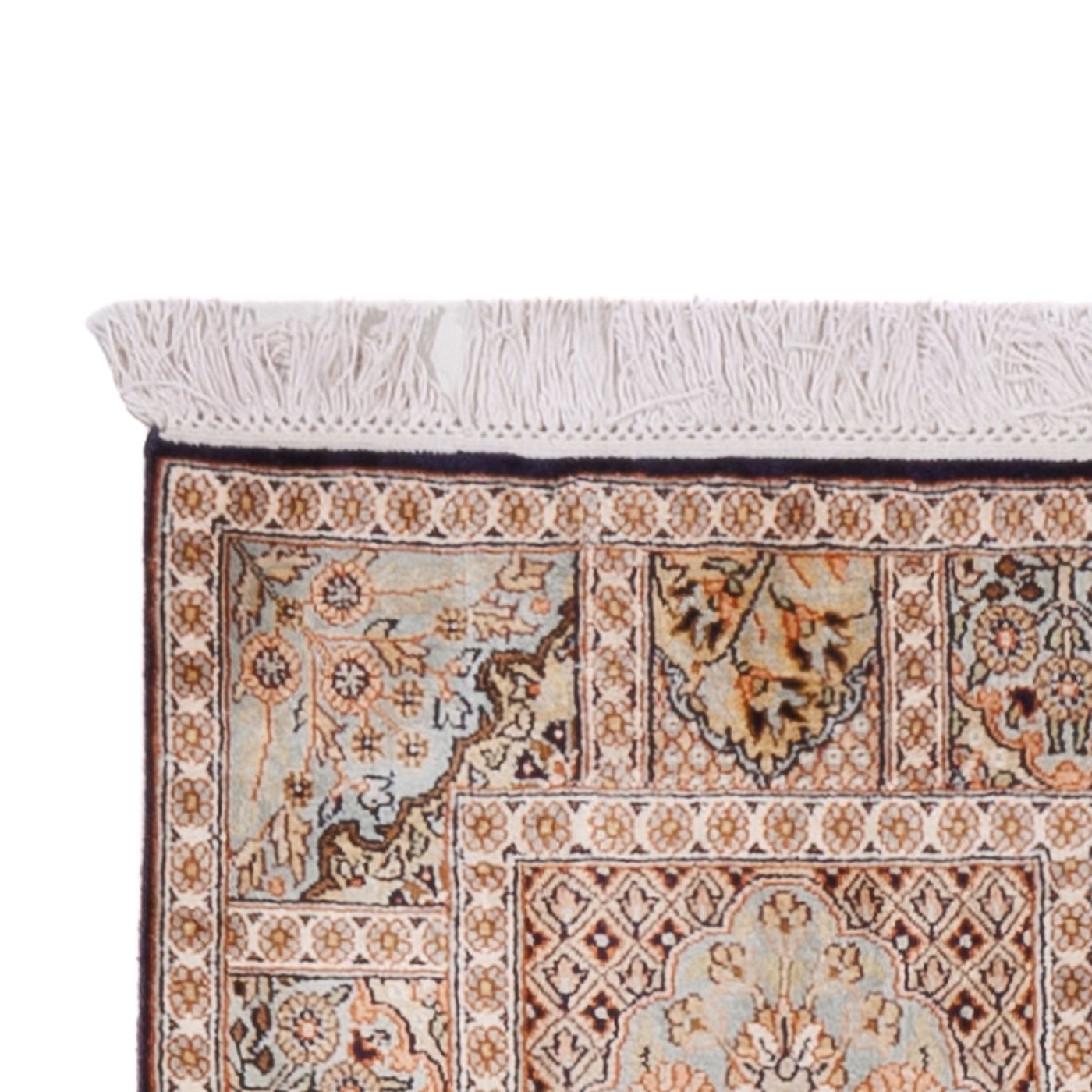 Cachemira de seda Alfombra 259x79cm - Alfombra oriental
