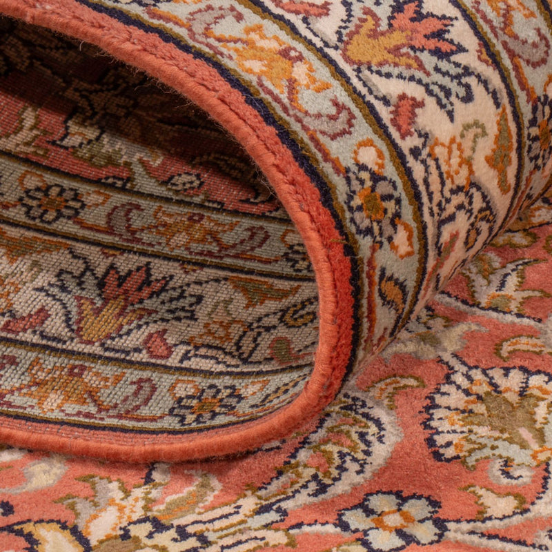 Alfombra de pasillo Alfombra de seda - Seda de Cachemira - 188 x 78 cm - rojo claro