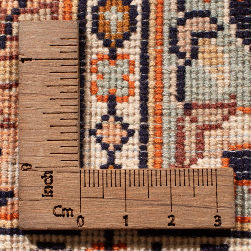 Alfombra de pasillo Alfombra de seda - Seda de Cachemira - 305 x 81 cm - beige oscuro
