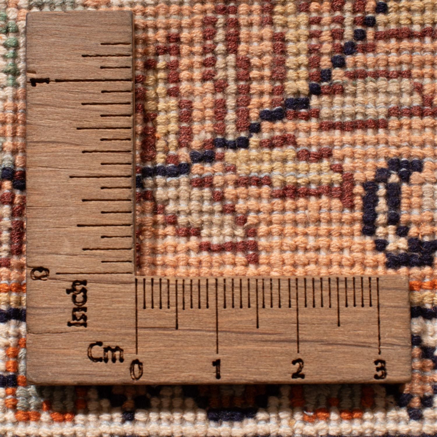 Alfombra de pasillo Alfombra de seda - Seda de Cachemira - 307 x 81 cm - beige oscuro