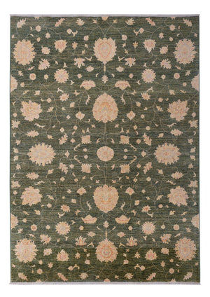 Alfombra Ziegler - Moderna - 294 x 205 cm - verde oscuro