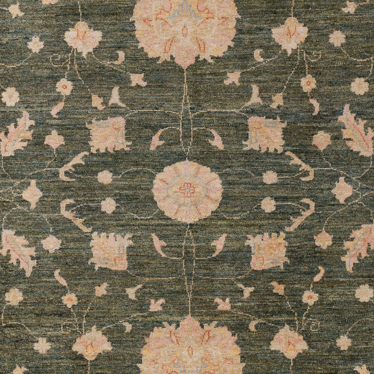 Alfombra Ziegler - Moderna - 294 x 205 cm - verde oscuro