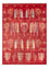 Alfombra Ziegler - Ariana - 289 x 207 cm - rojo
