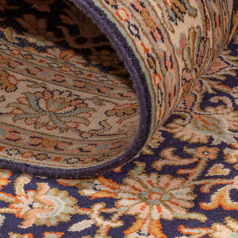 Alfombra de pasillo Alfombra de seda - Seda de Cachemira - 264 x 76 cm - beige oscuro