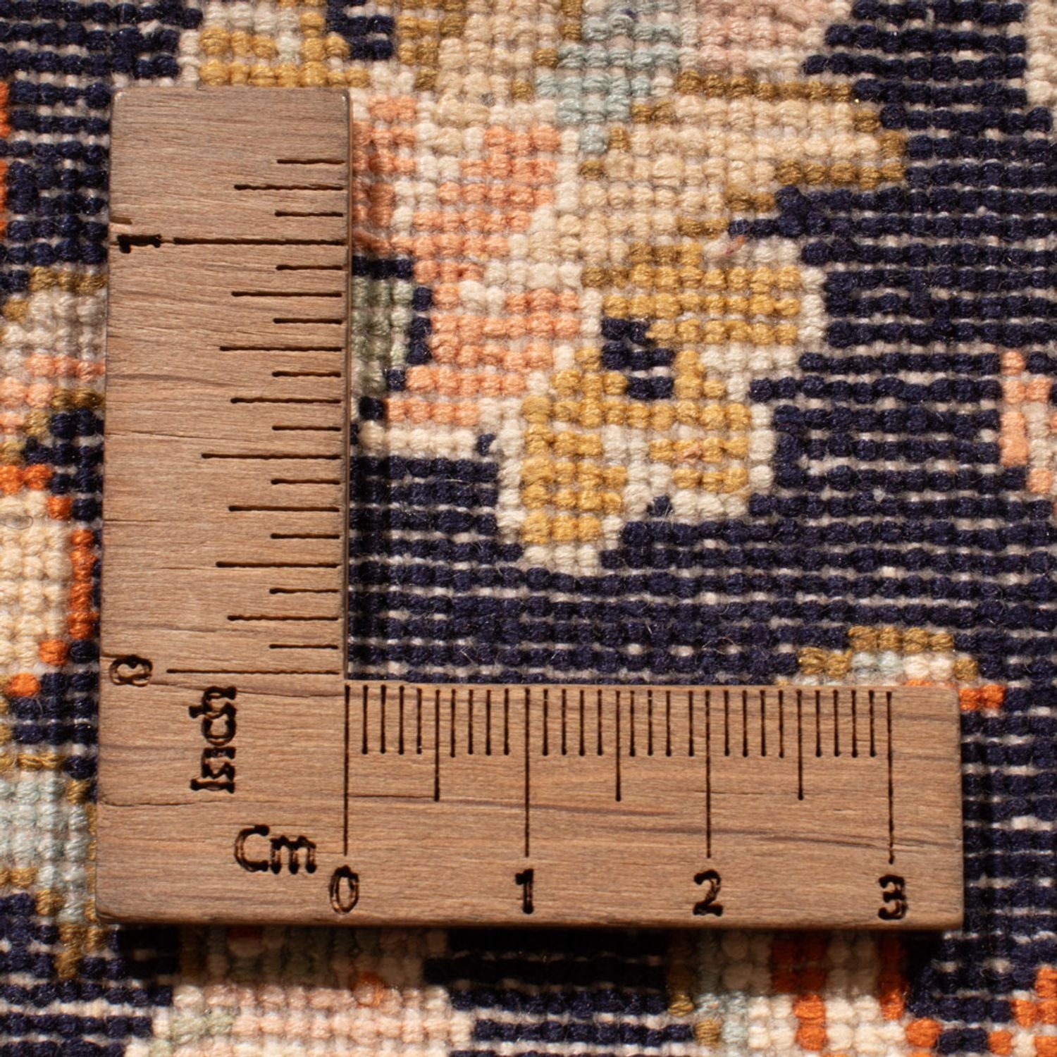 Alfombra de pasillo Alfombra de seda - Seda de Cachemira - 264 x 76 cm - beige oscuro