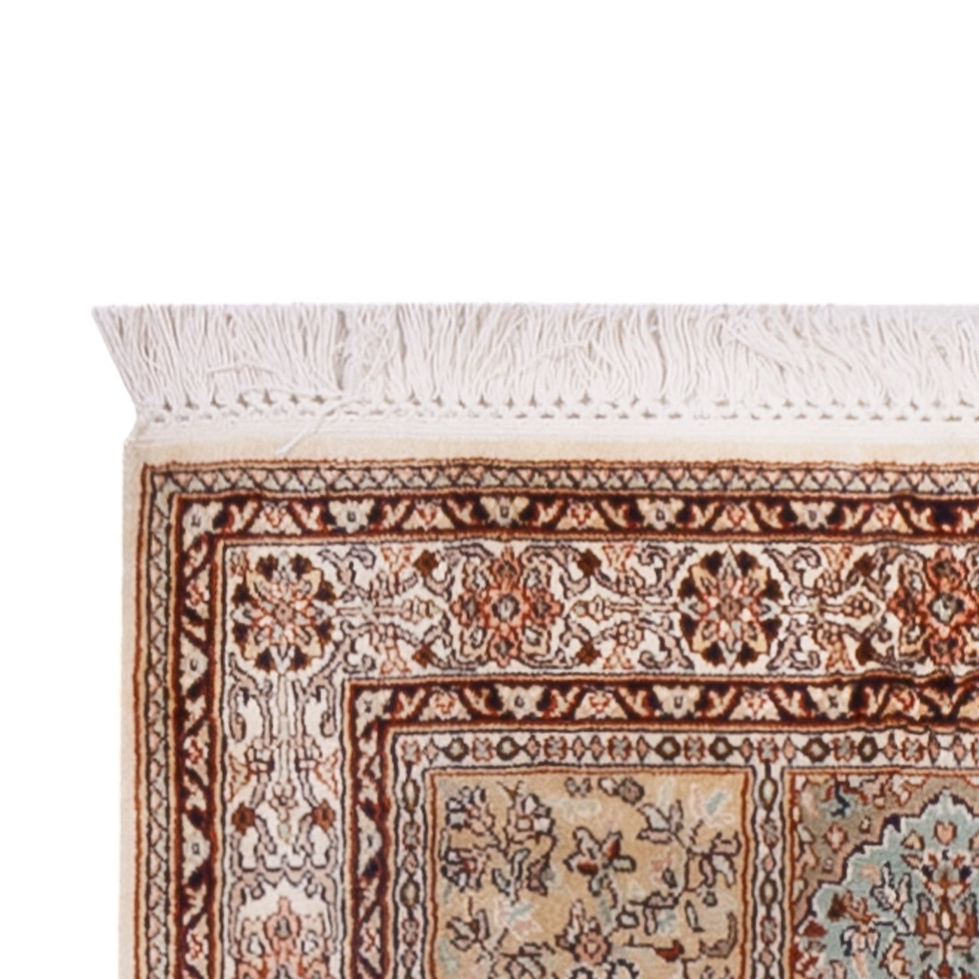 Seda de Cachemira Alfombra 298x77cm - Alfombra oriental