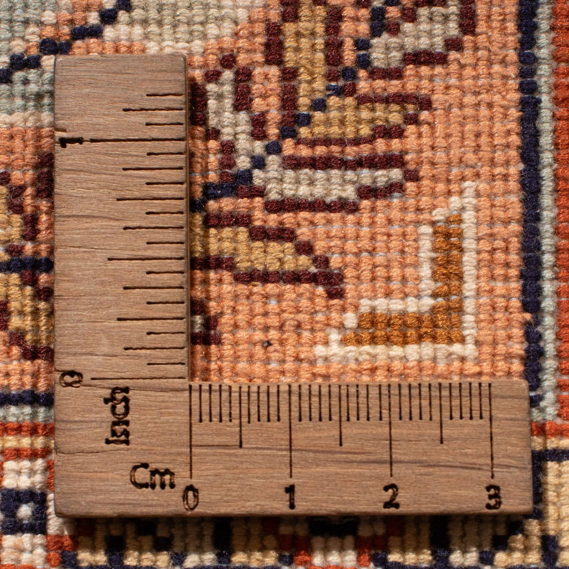 Alfombra de pasillo Alfombra de seda - Seda de Cachemira - 287 x 80 cm - beige oscuro