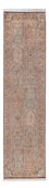 Alfombra de pasillo Alfombra de seda - Seda de Cachemira - 296 x 77 cm - beige oscuro