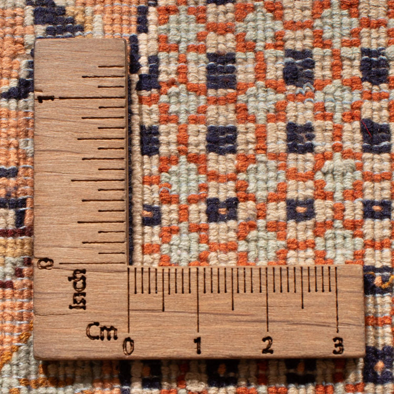 Alfombra de pasillo Alfombra de seda - Seda de Cachemira - 296 x 77 cm - beige oscuro