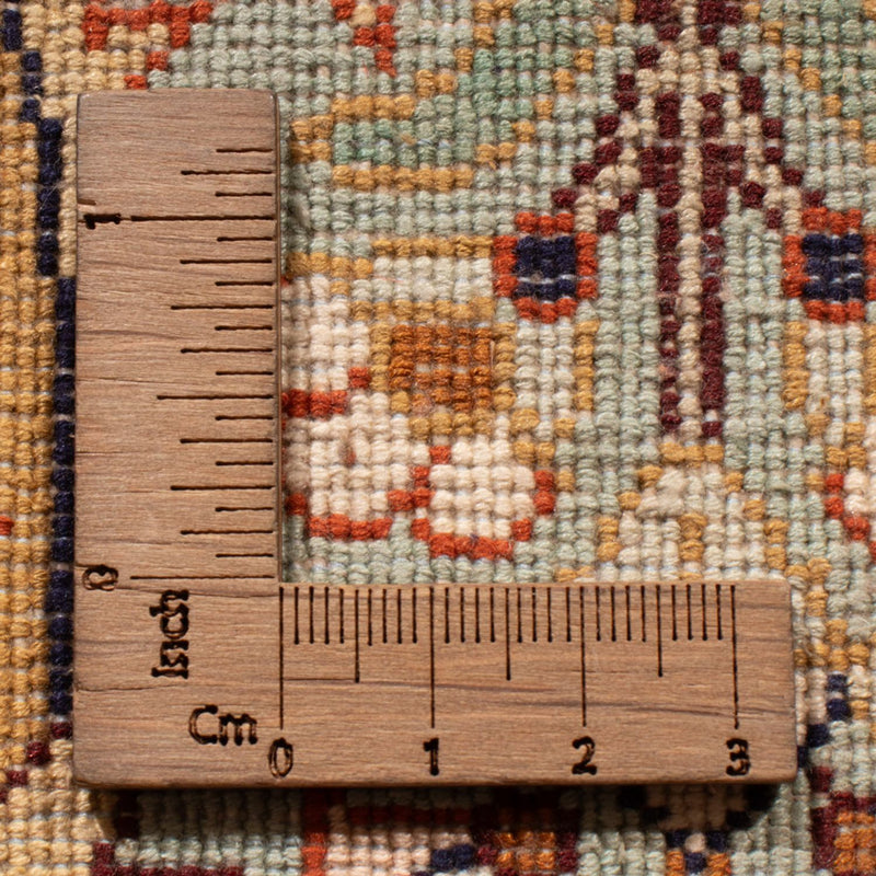Alfombra de pasillo Alfombra de seda - Seda de Cachemira - 296 x 78 cm - beige oscuro
