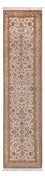 Alfombra de pasillo Alfombra de seda - Seda de Cachemira - 325 x 76 cm - beige claro