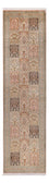 Alfombra de pasillo Alfombra de seda - Seda de Cachemira - 310 x 81 cm - beige oscuro