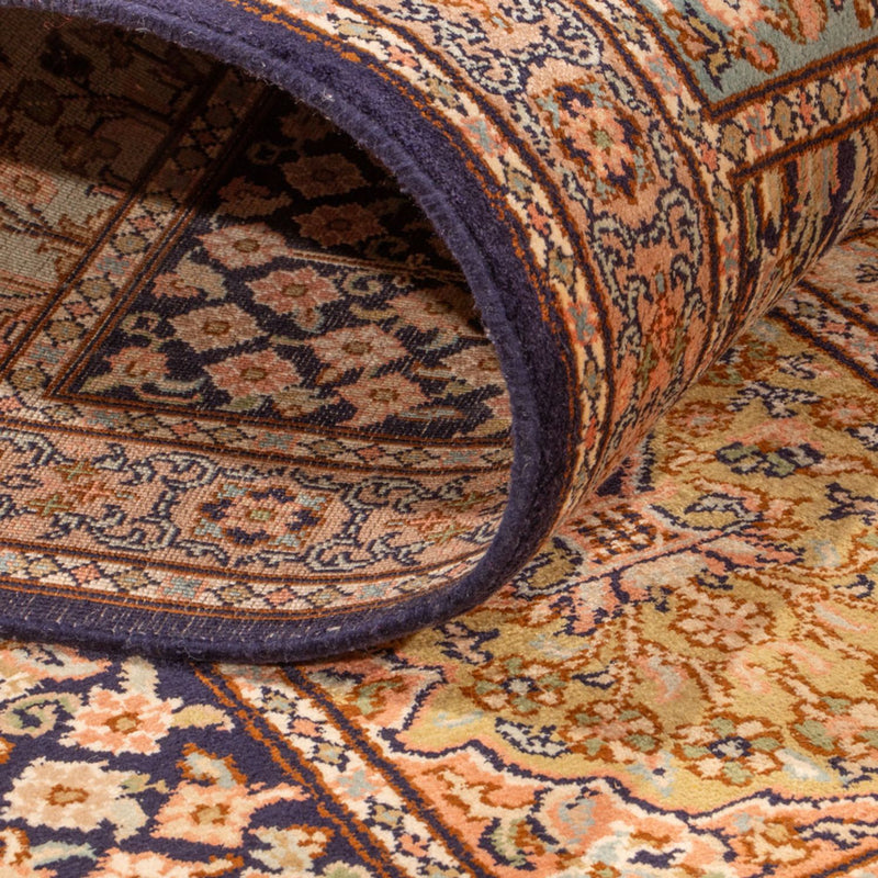 Alfombra de pasillo Alfombra de seda - Seda de Cachemira - 304 x 77 cm - beige oscuro