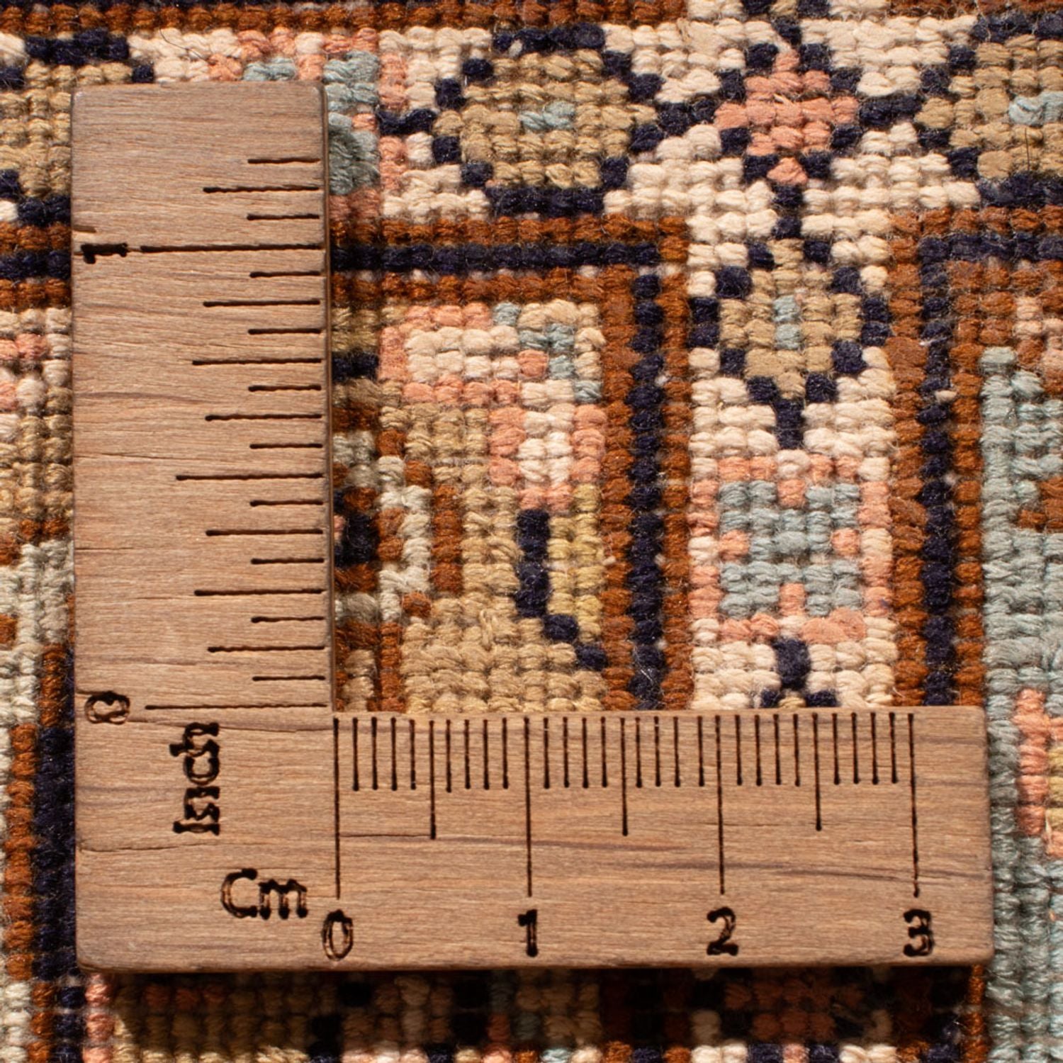Alfombra de pasillo Alfombra de seda - Seda de Cachemira - 304 x 77 cm - beige oscuro