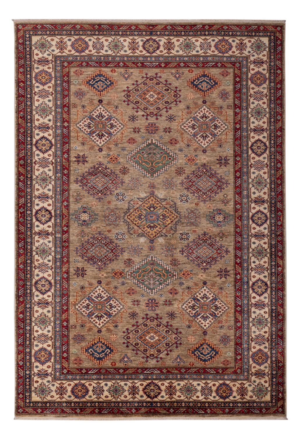 Alfombra Ziegler - Kazak - 295 x 204 cm - beige oscuro